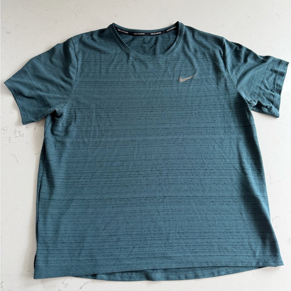Nike Men's Teal Dri-Fit T-Shirt - L